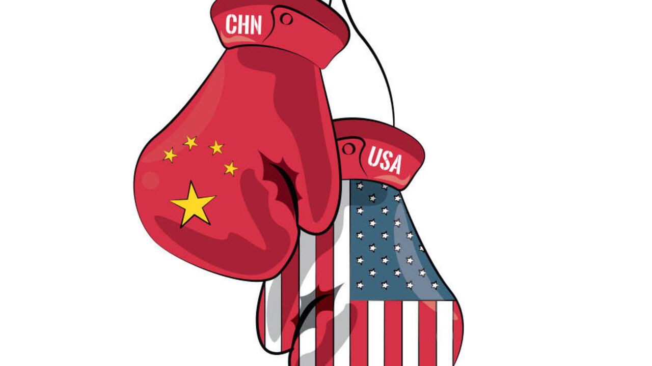 Guerra comercial entre Estados Unidos y China.