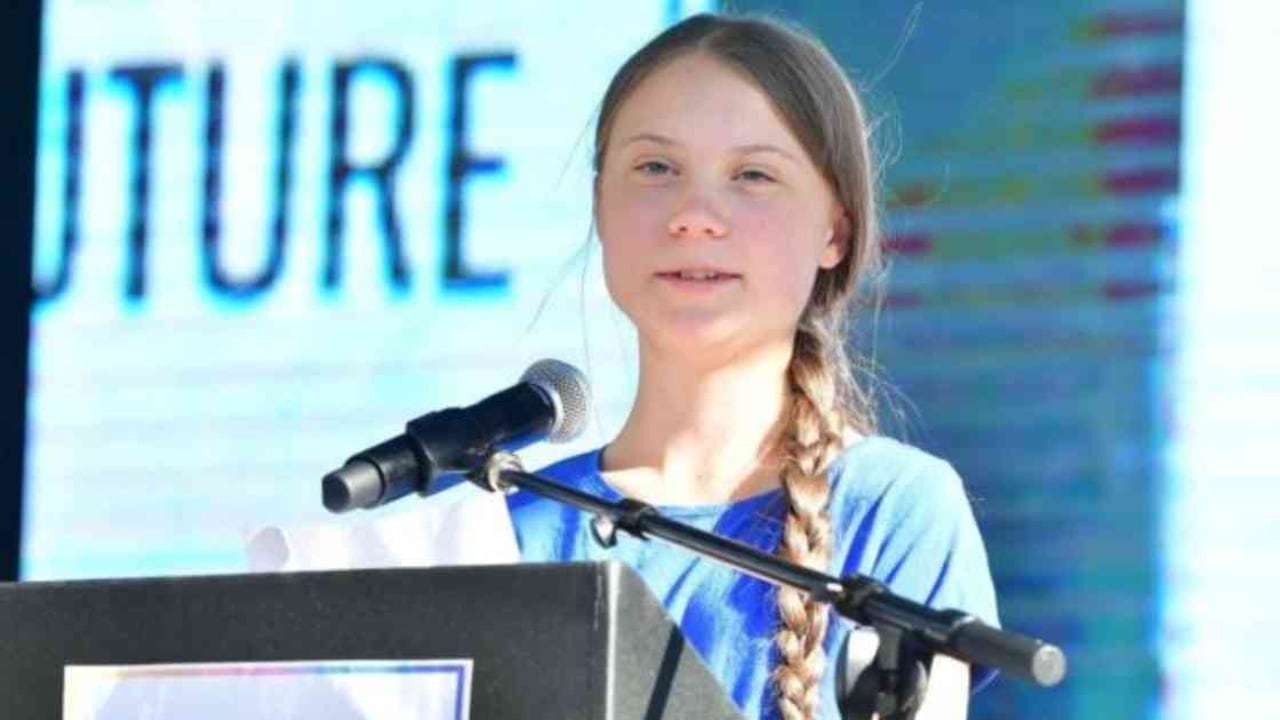 Greta Thunberg se plantea cómo desplazarse de nuevo desde EE.UU. a Europa sin recurrir a métodos como el avión. Foto: AFP