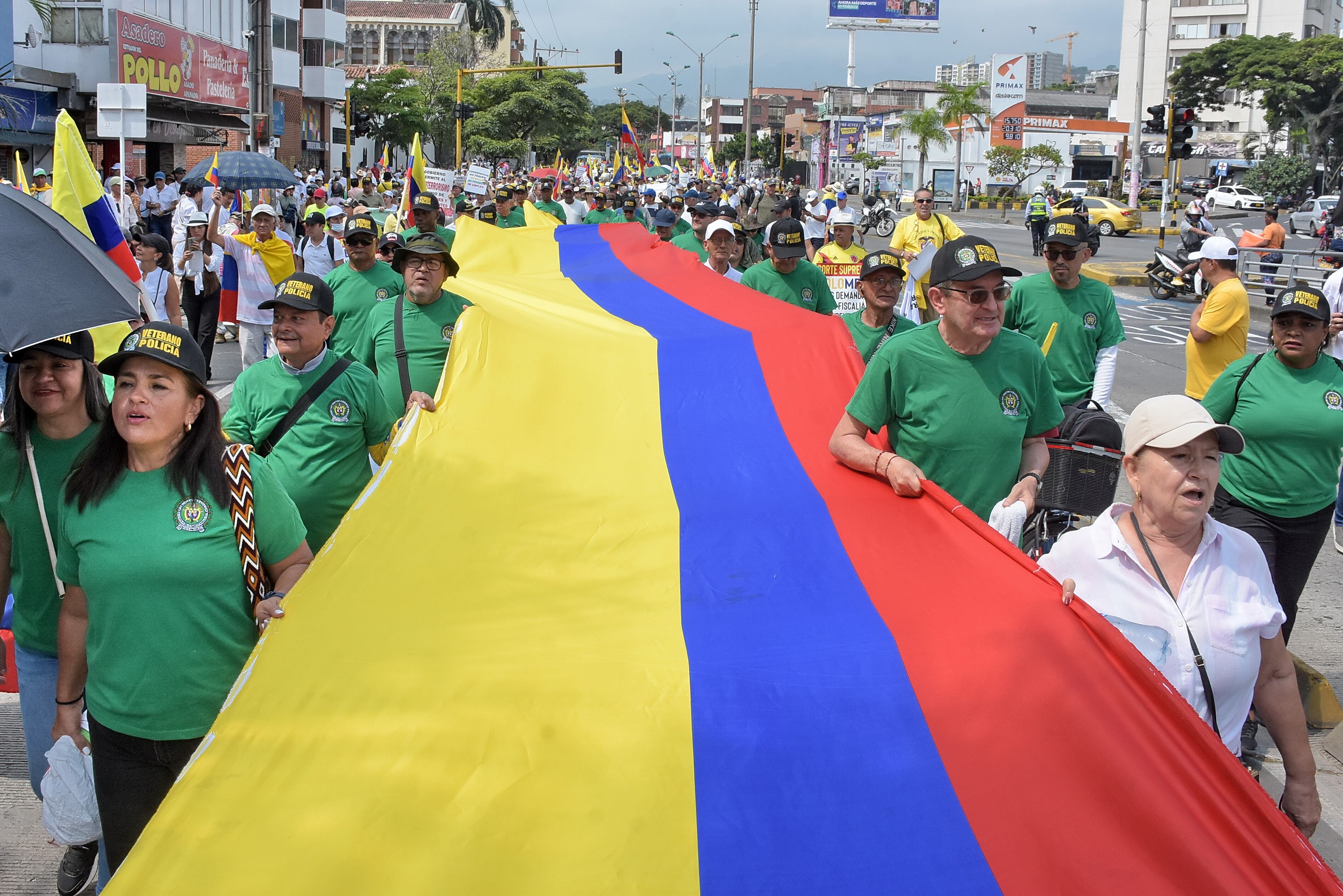 Marchas en contra de las reformas del gobierno del Presidente Gustavo Petro.