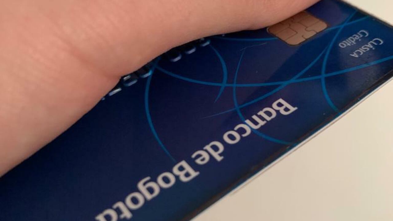 Tarjeta de crédito banco de Bogotá