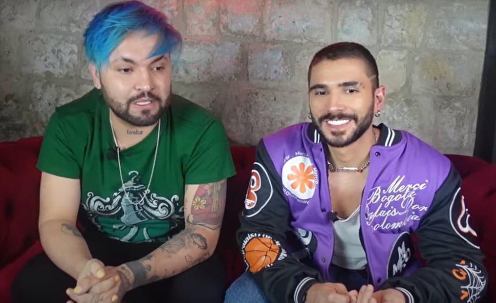El influencer y el cantante se reunieron para hablar de nuevos proyectos