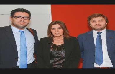 Arturo Montero, Fabiana Casadillo y Nelson Sanabria.