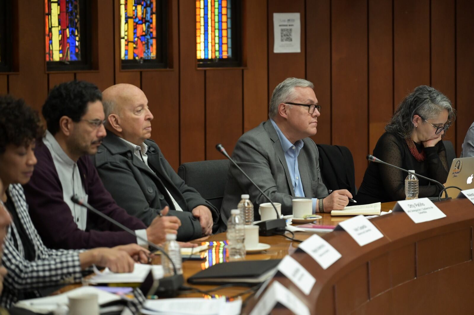 El Ministro de Justicia estuvo reunido con las delegaciones de paz.