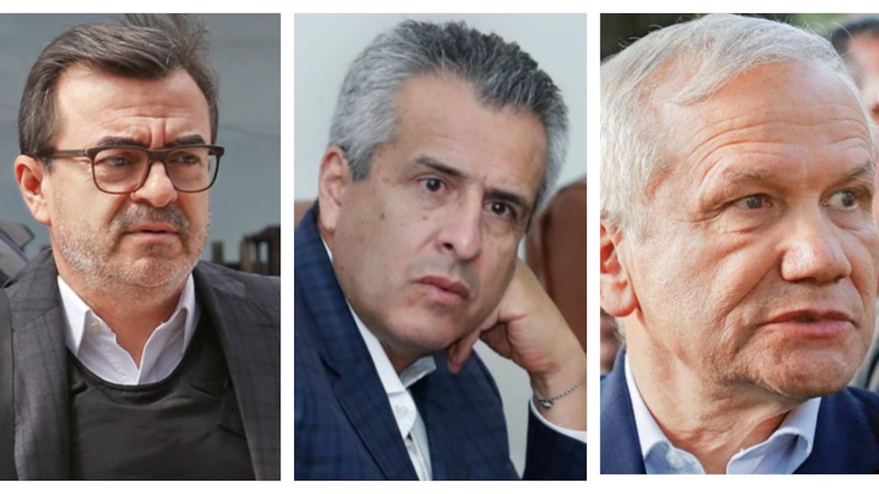 Olmedo López, Luis Fernando Velasco y Carlos Ramón González