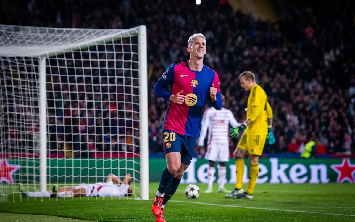 FC Barcelona goleó al Brest de Francia en la quinta de la Uefa Champions League.