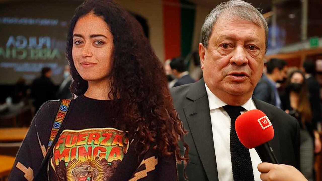 Sofía Petro, hija del candidato Gustavo Petro y Mario Hernández, empresario