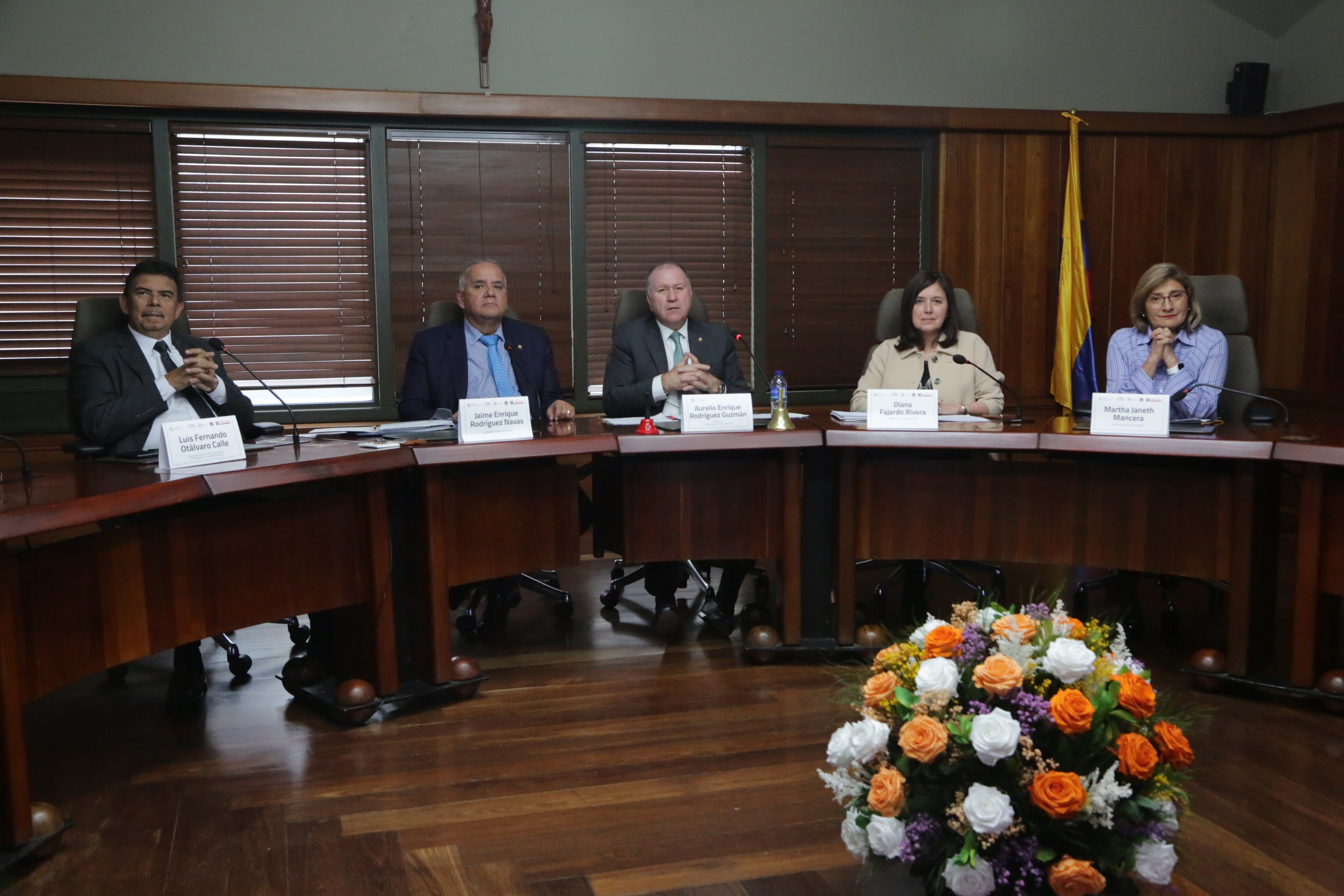 Este lunes se llevó a cabo la reunión de la Comisión Interinstitucional de la Rama Judicial.