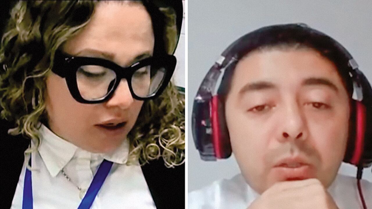 La fiscal Paola Andrea Londoño, encargada de liderar la investigación paralela y que logró la orden de captura contra alias Papá Pitufo. El fiscal Andrés Marín fue el responsable de la investigación por tres años, y ahora es investigado por fuga de información.