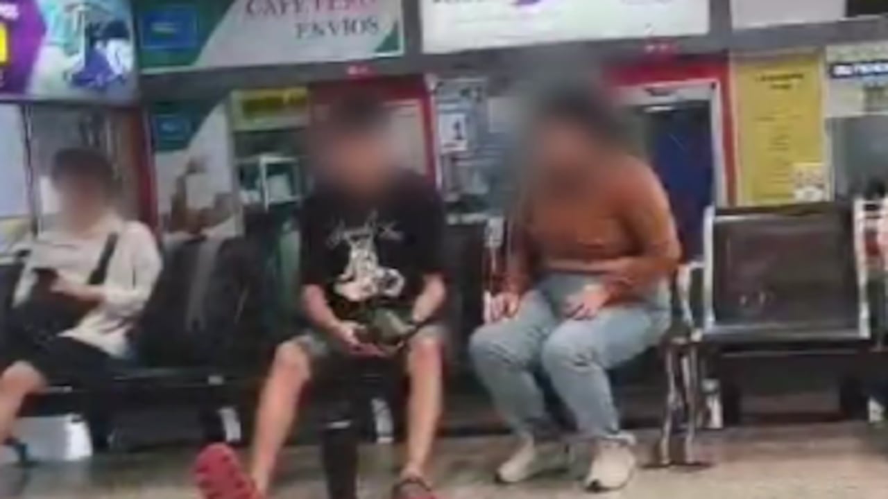 La Policía lo capturó en flagrancia.
