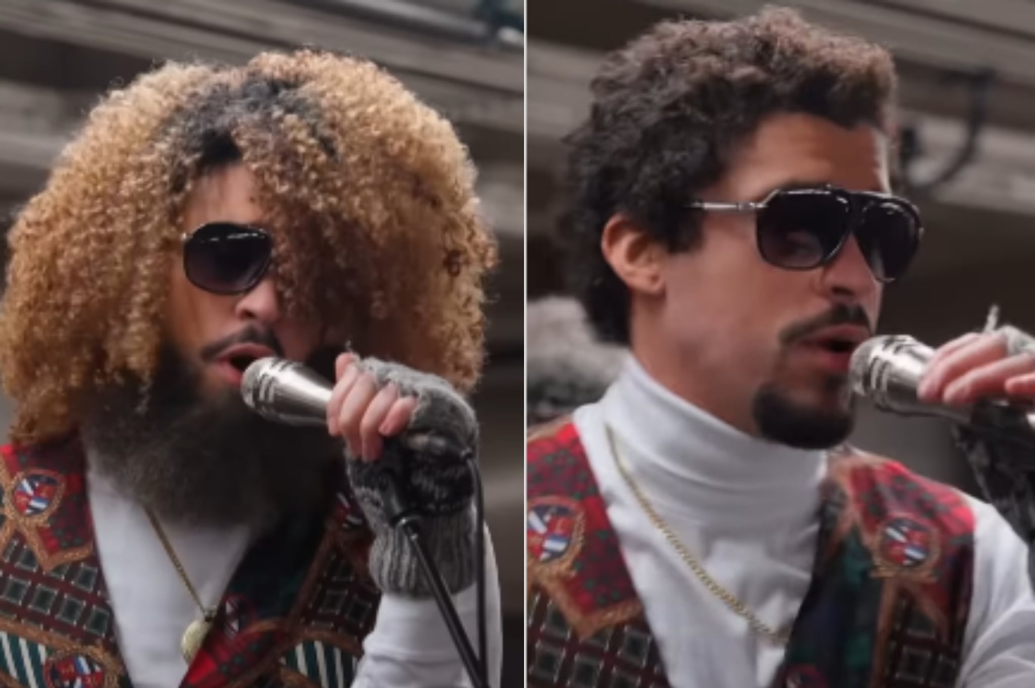 Bad Bunny presentó su álbum 'Debí tirar más fotos' en el metro de Nueva York, junto a Jimmy Fallon