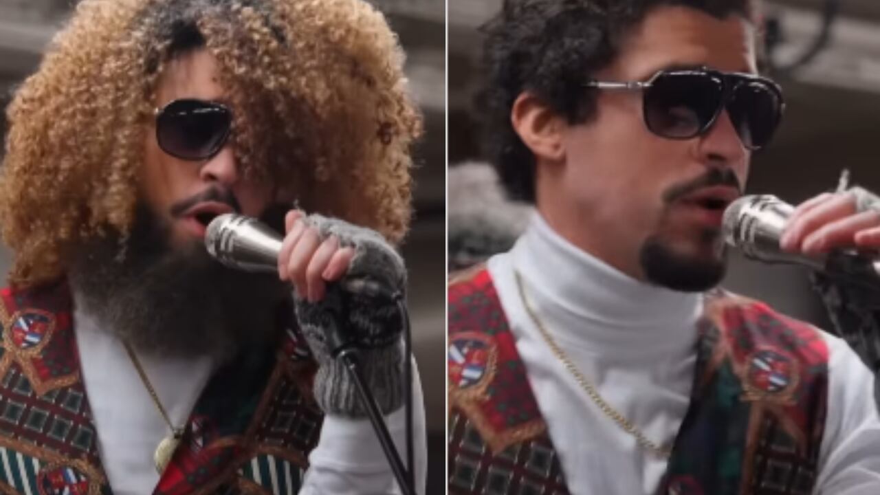 Bad Bunny presentó su álbum 'Debí tirar más fotos' en el metro de Nueva York, junto a Jimmy Fallon