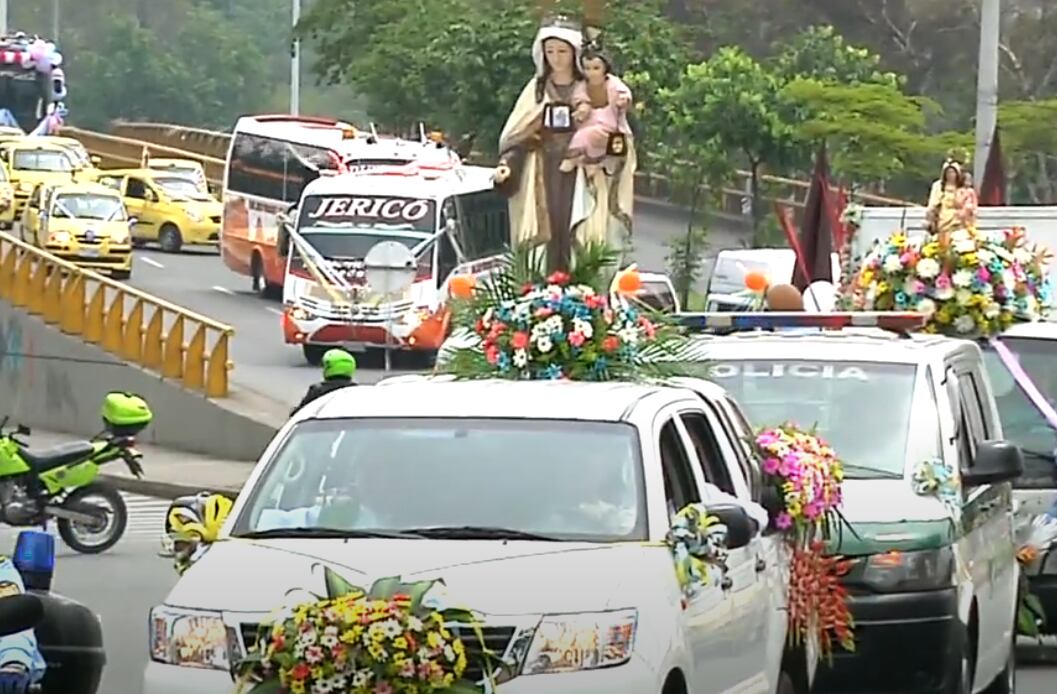 Este miércoles se conmemorara el Día de la Virgen del Carmen en Medellín.