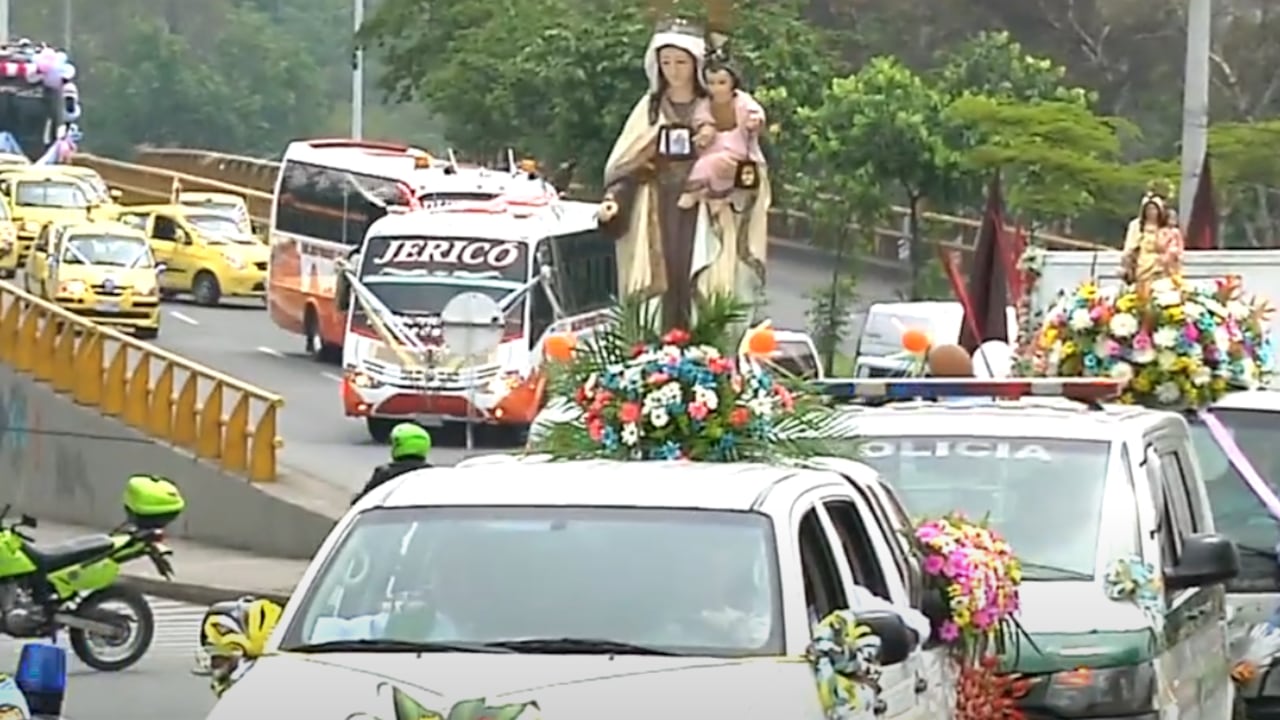 Este miércoles se conmemorara el Día de la Virgen del Carmen en Medellín.