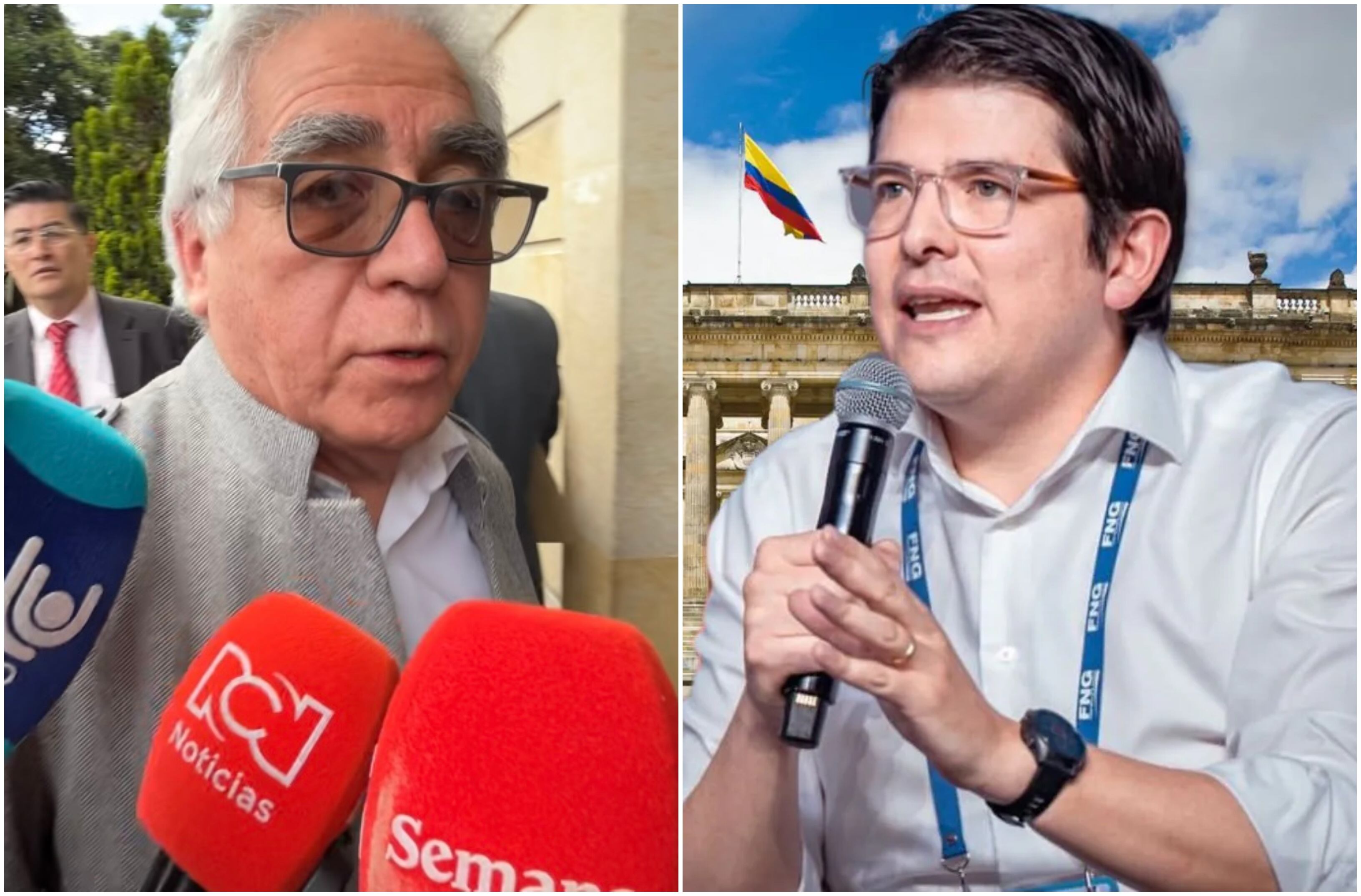 Augusto Rodríguez y Miguel Uribe Turbay