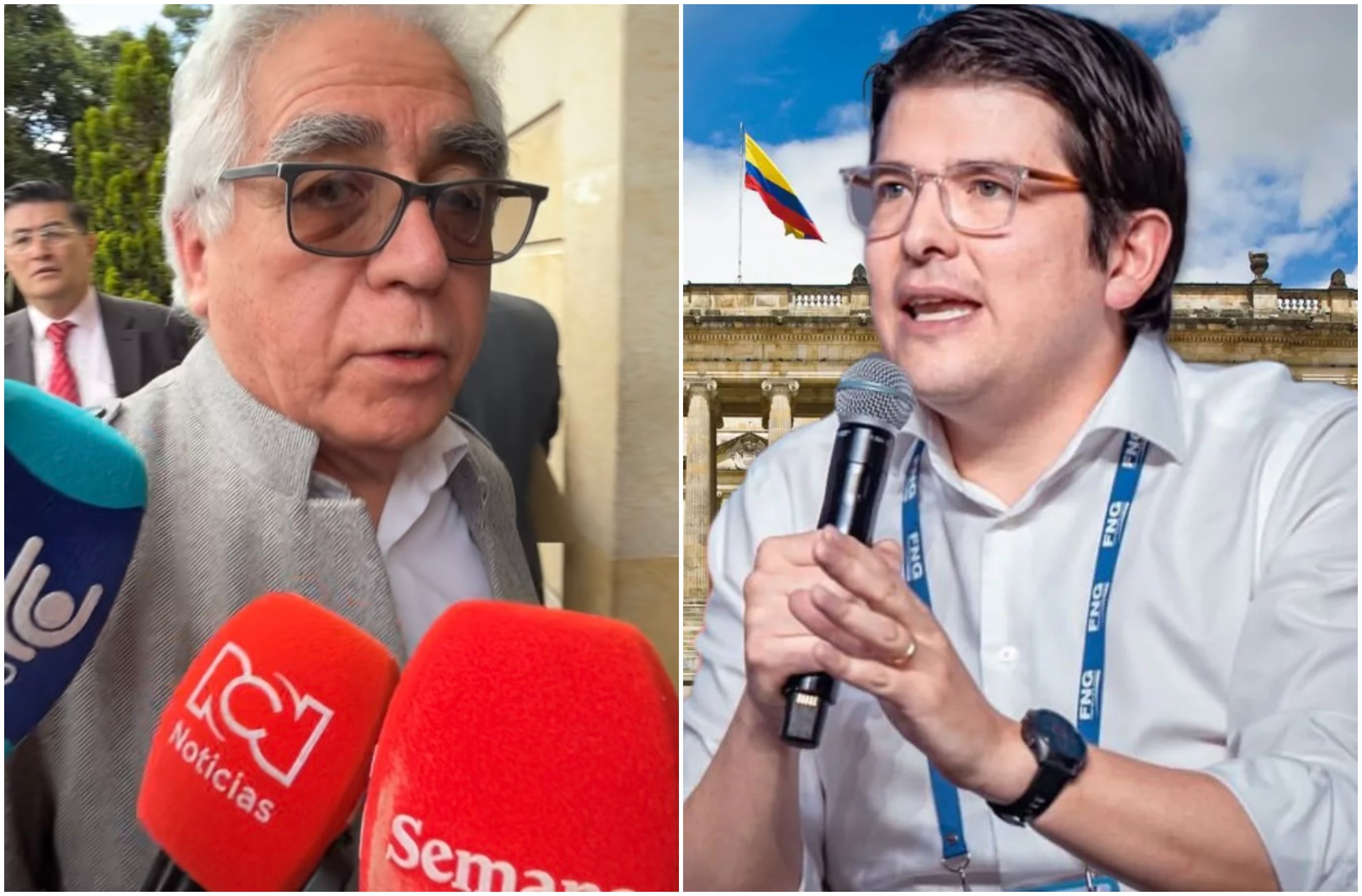 Augusto Rodríguez y Miguel Uribe Turbay