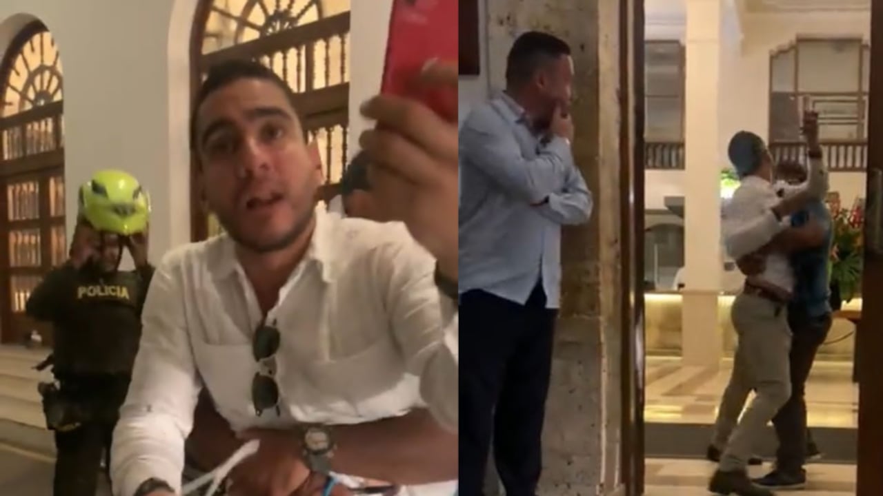 Senador Alex Flórez protagonizó altercado en Cartagena.