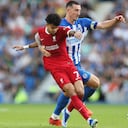 Luis Díaz en Liverpool antes de unirse a Colombia para la fecha FIFA de octubre