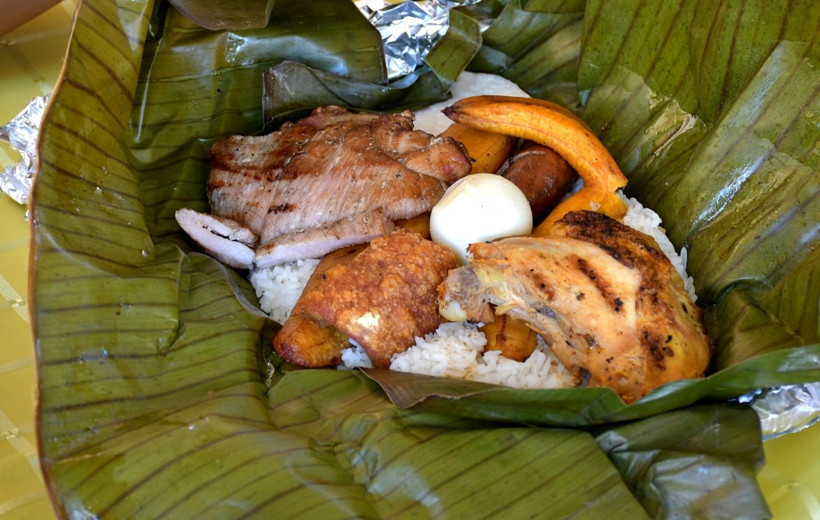 Celebración  del festival del fiambre en Guacari