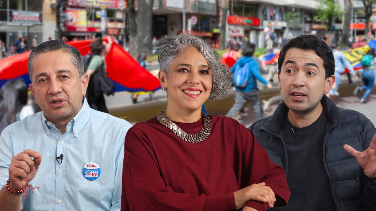 Julio César Triana, María José Pizarro y Daniel Briceño.