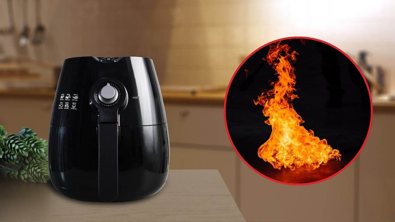 La falta de ventilación es una de las principales causas de incendios en las freidoras de aire.