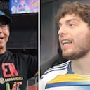 Alex Char (izq.), alcalde de Barranquilla, le dejó un mensaje al reconocido streamer de Boca Juniors, Davo Xeneize (der.).