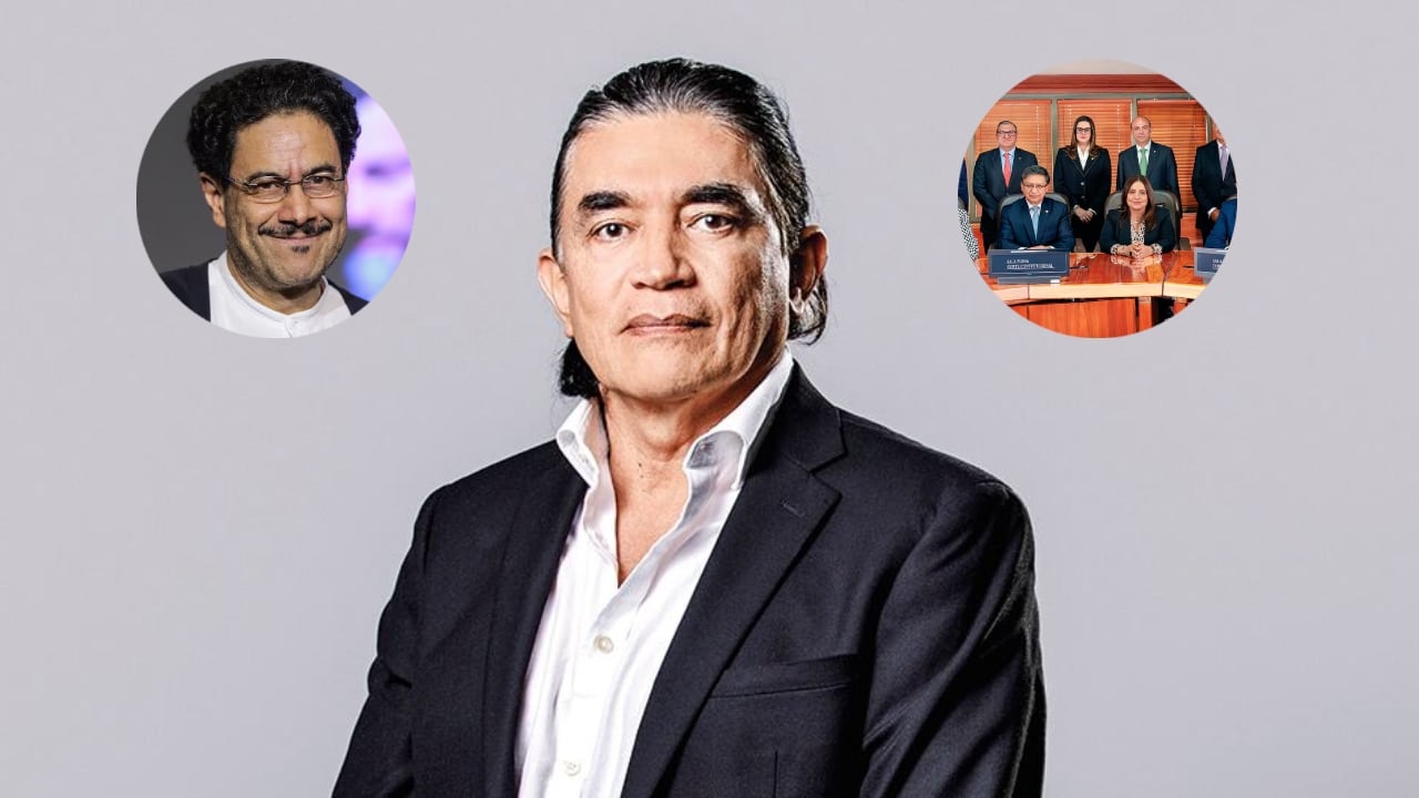 Gustavo Bolívar, Iván Cepeda y magistrados de la Corte Constitucional.