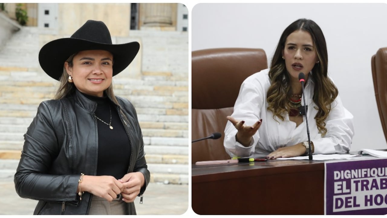 Lina Garrido y María Fernanda Carrascal.