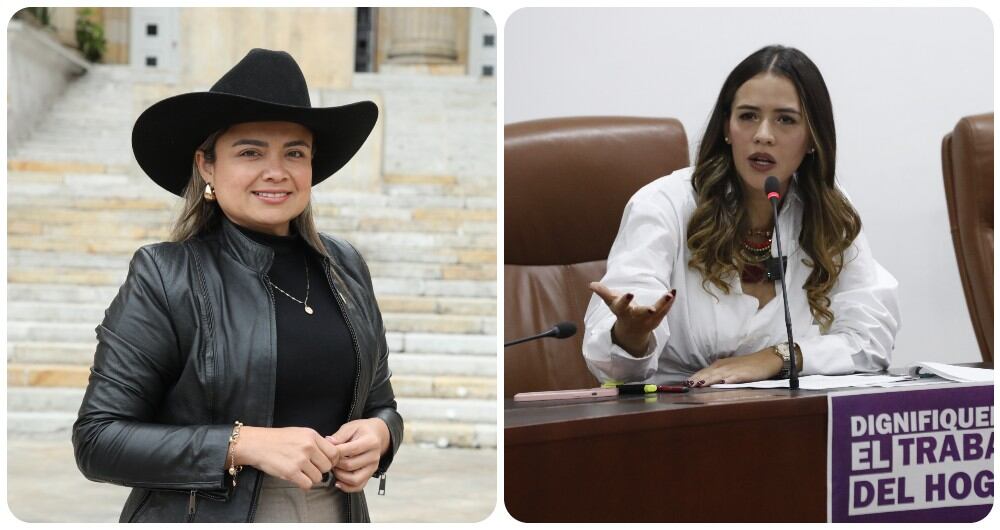 Lina Garrido y María Fernanda Carrascal.