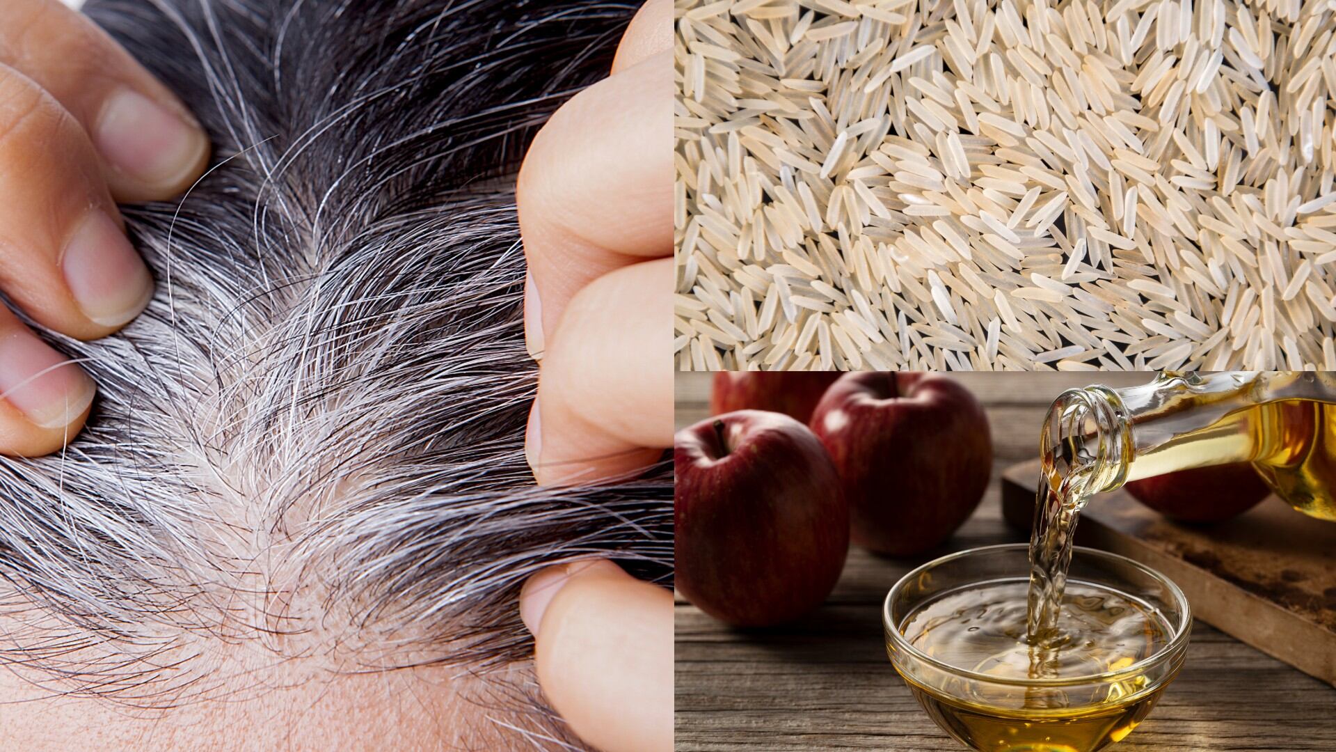 El uso de vinagre de manzana o de vinagre de arroz puede resultar beneficiosa para eliminar canas.