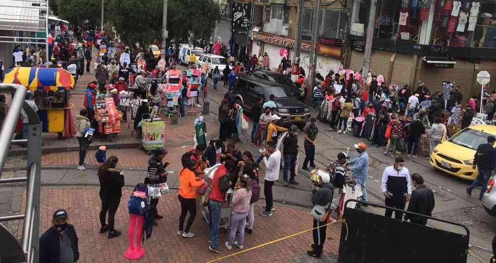 Madrugón en plena cuarentena en San Victorino