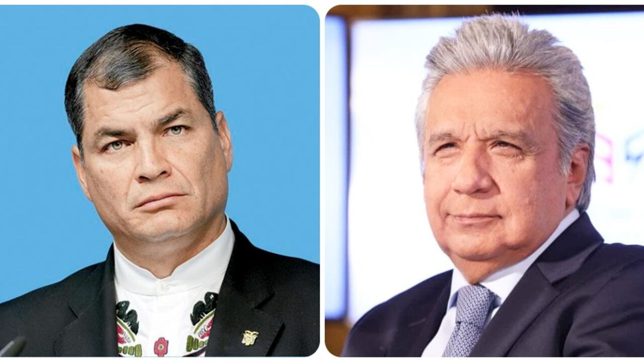 Rafael Correa y Lenin Moreno