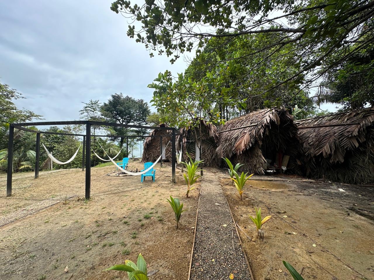 Así son las cabañas, tipo glamping, del hotel Nativo Home en Juanchaco.