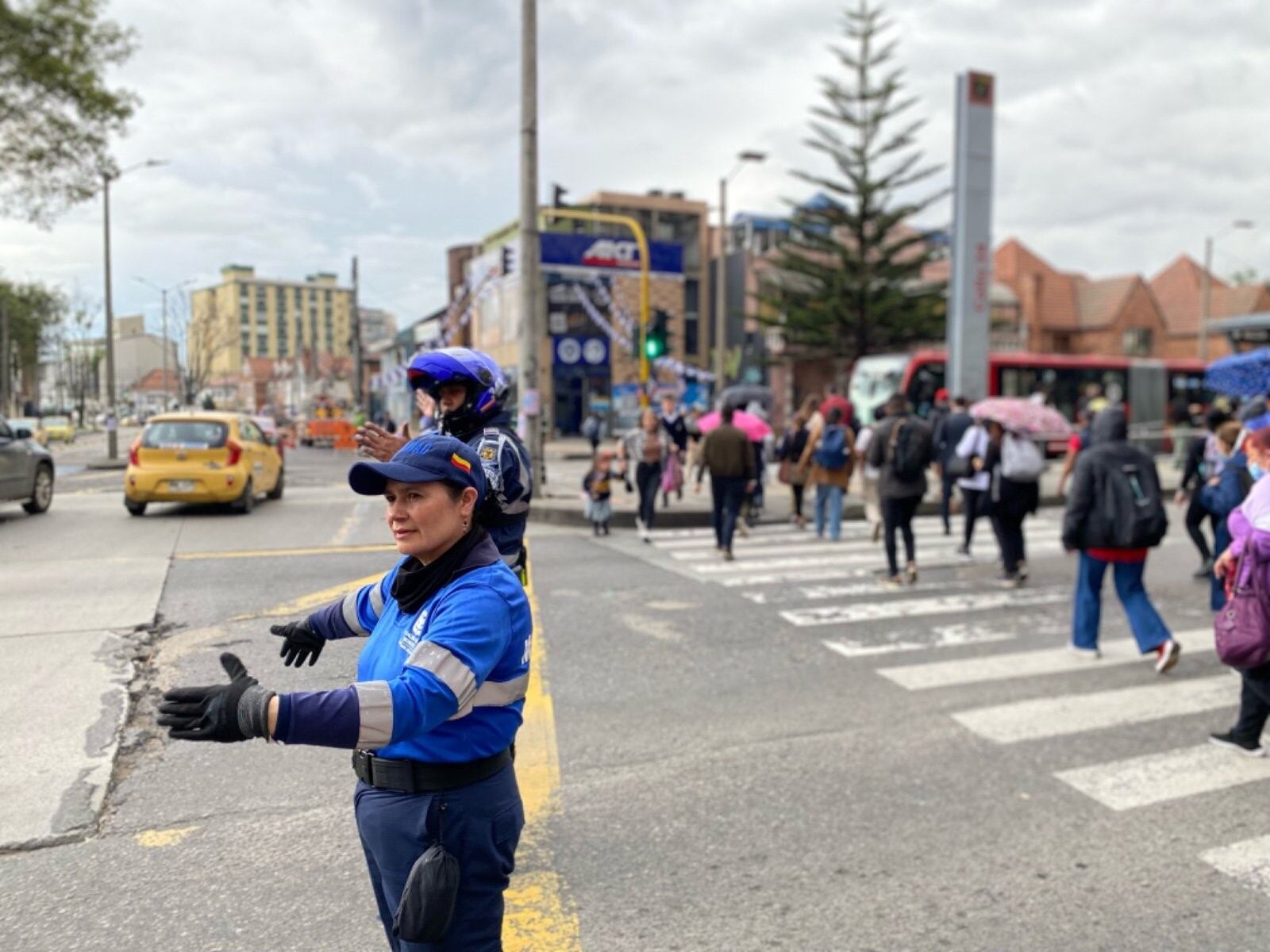 Cierres viales en la Avenida Caracas por obras de la primera línea del Metro de Bogotá