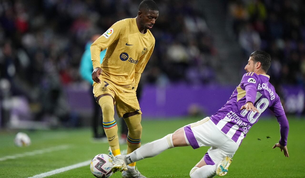 Ousmane Dembélé no tuvo oportunidades claras para marcar.