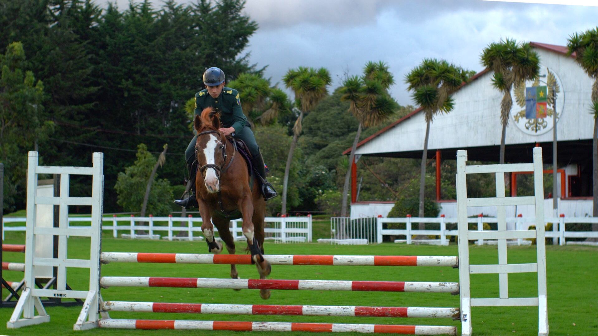 Cadete Santiago Ortega, campeón de salto equino cinco estrellas