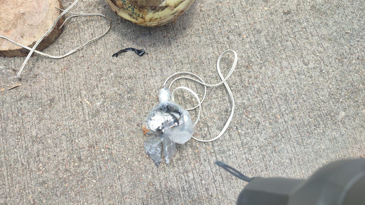 Explosivos con los que, al parecer, el ELN pretendía atacar al Ejército en Guainía.