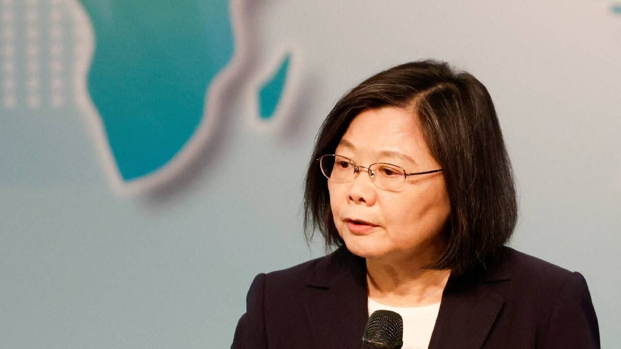 Presidenta de Taiwán, Tsai Ing-wen.