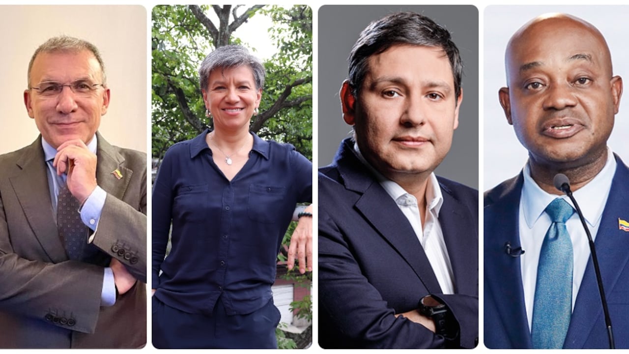 Roy Barreras, Claudia López, Mauricio Lizcano, y Luis Gilberto Murillo.