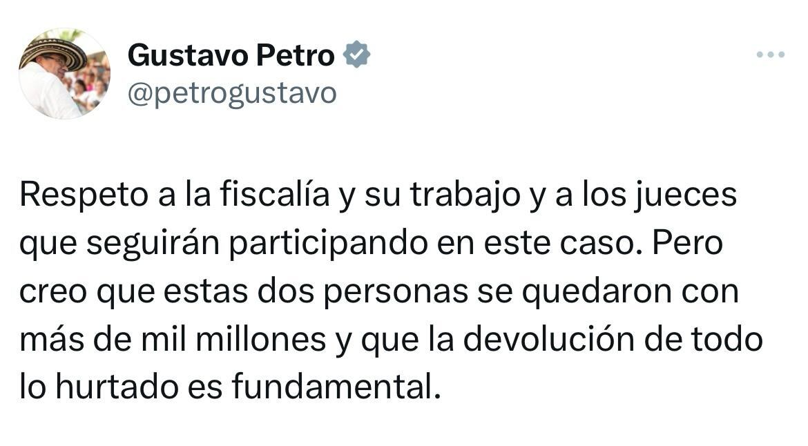 Mensaje presidente Gustavo Petro