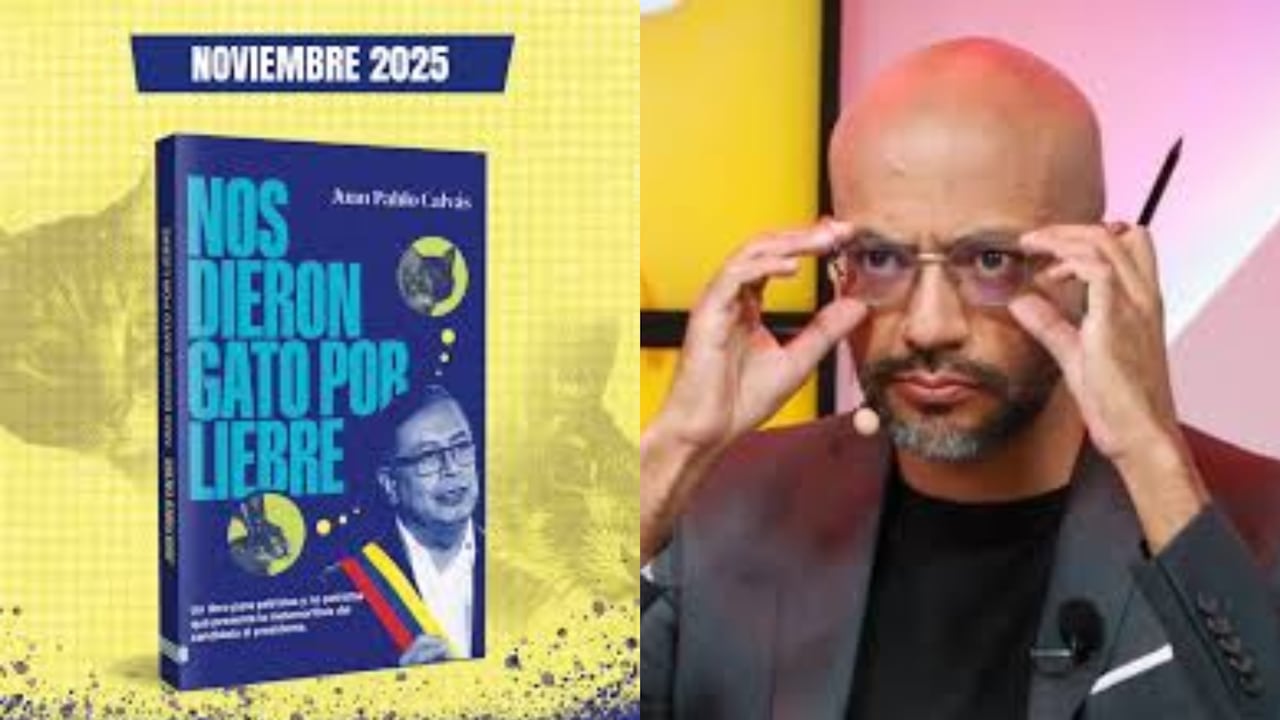 Juan Pablo Calvás lanzó su libro 'Nos dieron gato por liebre'.