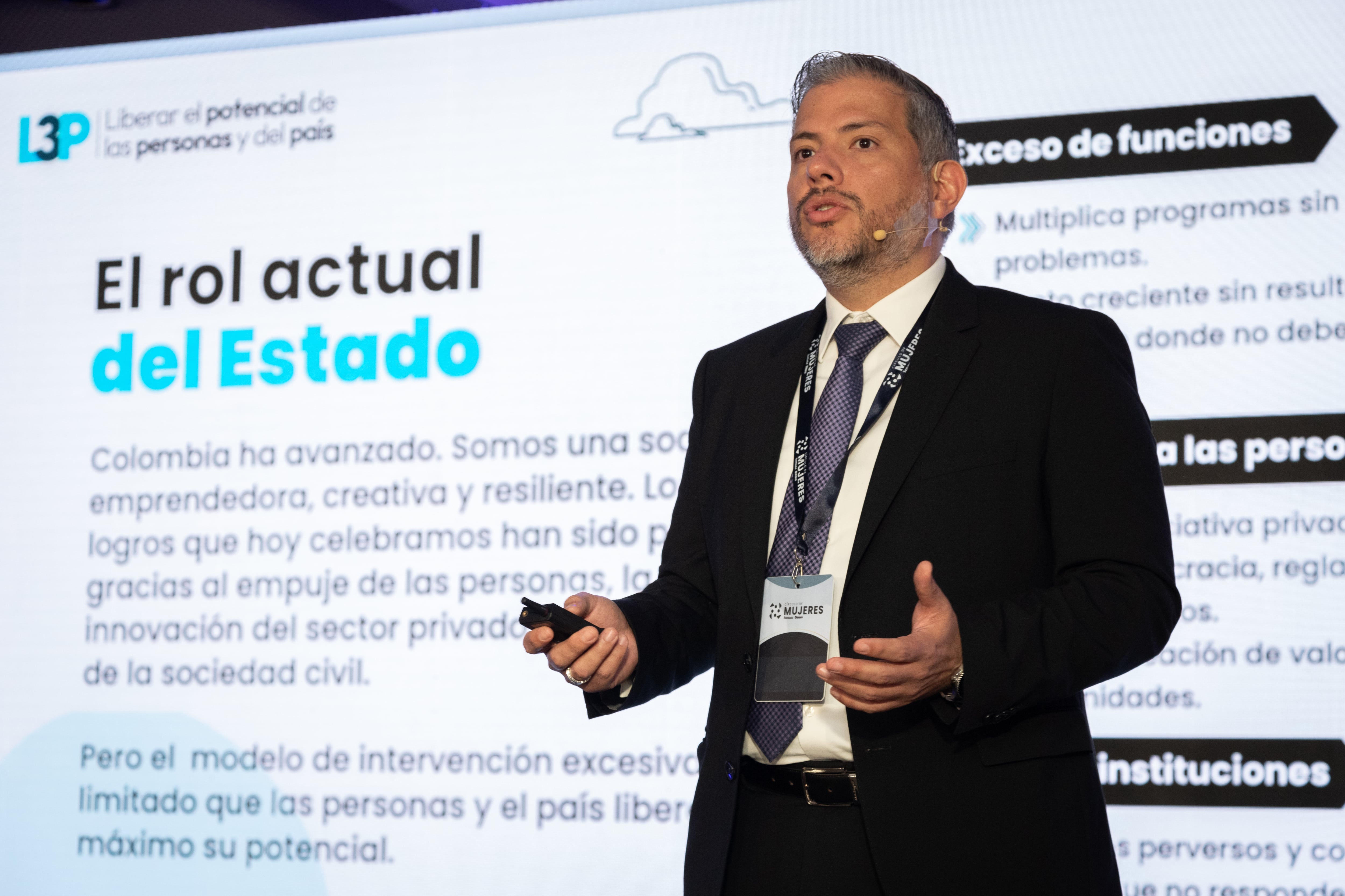 Carlos Chacón presentó la estrategia L3P, una propuesta para construir un país en el que cada individuo sea un agente de cambio.