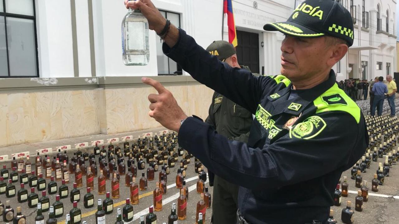 También fue incautado trago nacional que está siendo investigado su procedencia.