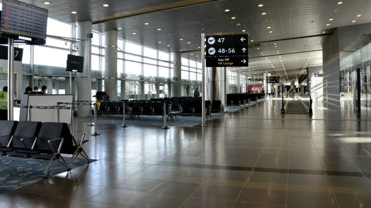 Foto de referencia del aeropuerto El Dorado, en Bogotá