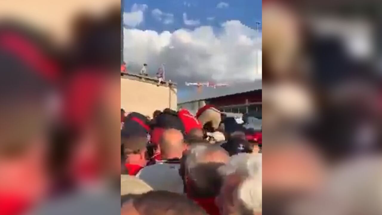 Disturbios antes de entrar al estadio en la final de las Champions League