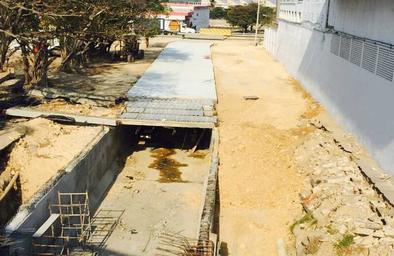 La parte cubierta será una zona peatonal. Foto: Tadeo Martínez