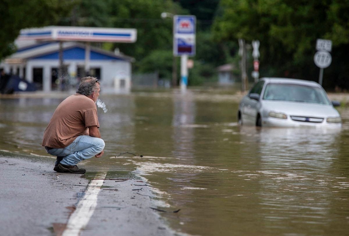 Las inundaciones se han cobrado la vida de ocho personas en Kentucky, Estados Unidos. Foto: EPC.