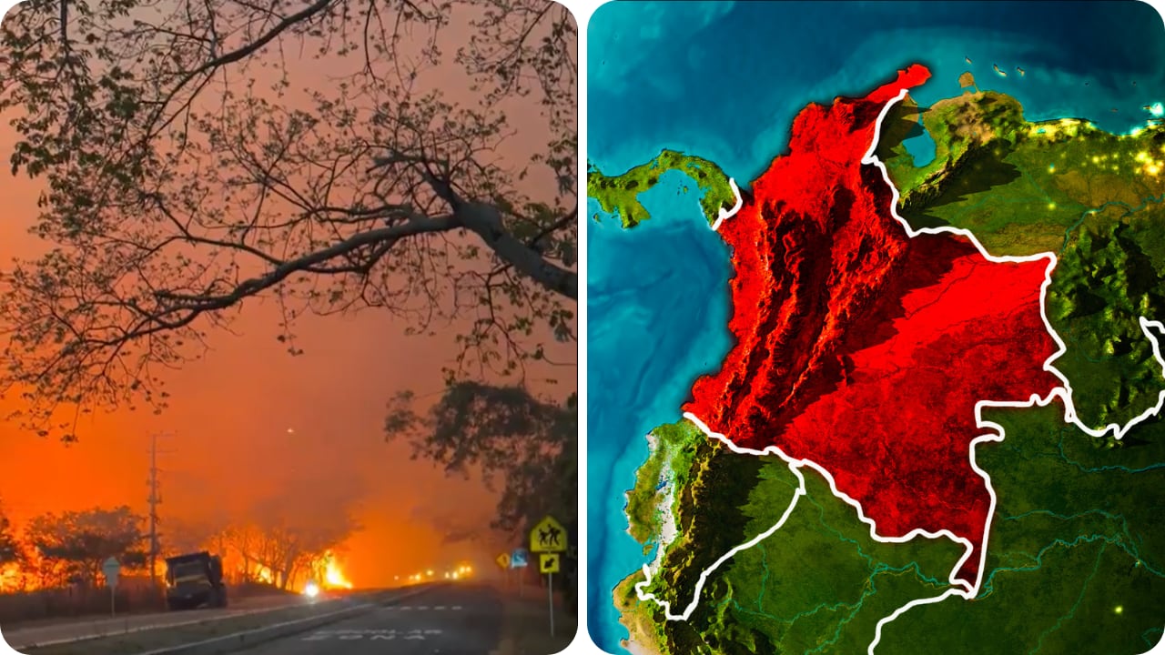 Varias regiones de Colombia permanecen bajo vigilancia por la presencia de incendios.