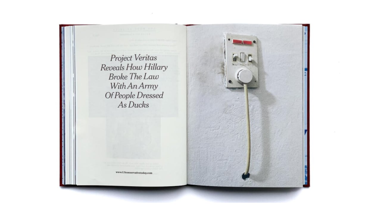 Si bien El libro de Veles ilustraba un suceso real, casi todo lo allí contenido era falso, y reflexionaba sobre los laxos procesos de verificación de la imagen fotográfica en los contextos periodísticos.