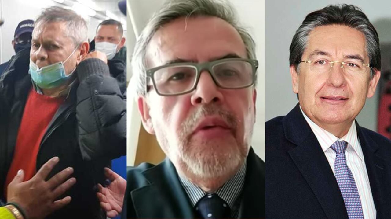 De izquierda a derecha: el empresario Carlos Matto, el abogado Alex Vernot y el exfiscal Néstor Humberto Martínez.