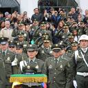 Sepelio del patrullero Andrés Idarraga Orozco, asesinado en Catatumbo